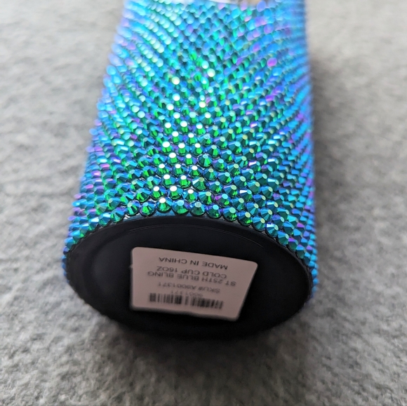 Starbucks Asia blue rhinestone cold cup BNWT - Picture 4 of 7